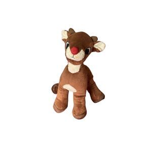 Dan Dee Rudolph, plush red nose, reindeer, 12 inch